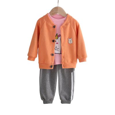 China Casual tracksuit for sports casual Korean leisure boys autumn version cotton three-piece set for sale