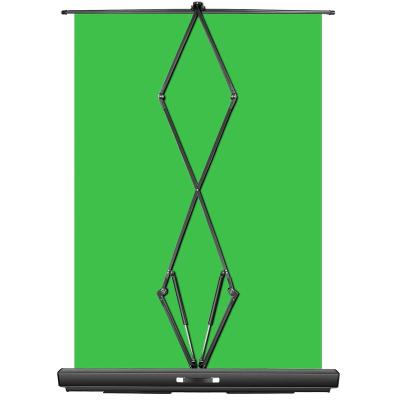 China Collapsible Tripod Backdrop Chromakey Panel For Photo Backdrop Video Studio , Portable Pull Up Background Wrinkle-resistant Greenscreen for sale