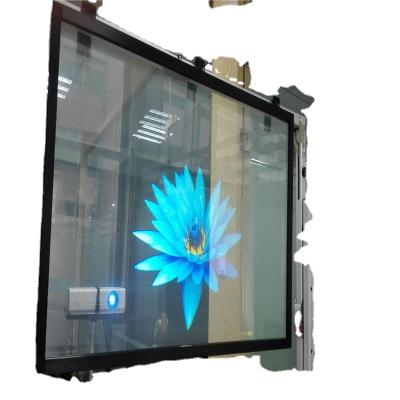 China Rear Projection Film Daylight Advertising Holographic Window Glass Rear Projection / Projector Width One Film 152cm Roll 30 Meters for sale