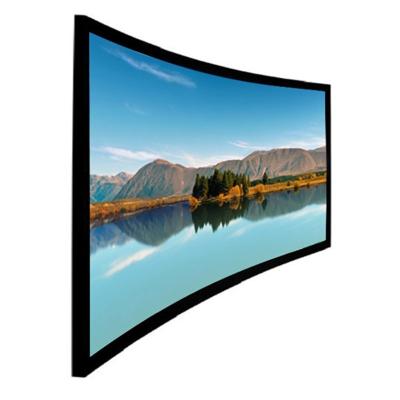 China Fixed Frame Frame Curved Projector Screen - Home Cinema Frame Projection Screen for sale