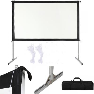 China QUICK FOLD 120inch 135inch Outdoor Portable Movie Projection Screen / Projector Screen Fold 144