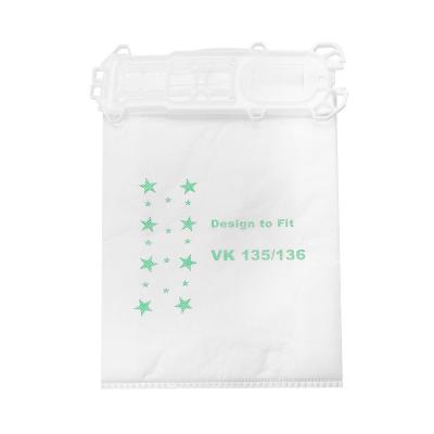 China Longer Performance Dust Bag Vacuum Cleaner Replacement For Vorwerk VK135 FP136 Vacuum Cleaner Accessories Parts Dust Cleaner Bags for sale