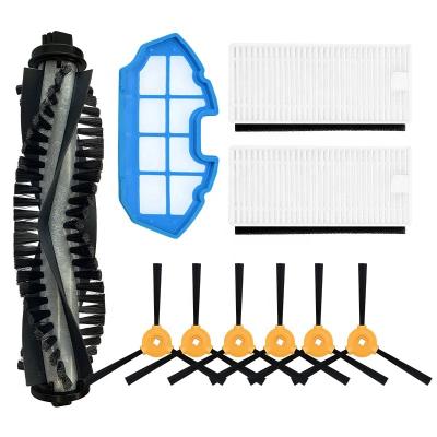 China Spare Kit For MOOSOO MT501 MT710 MT720 Washable And Reusable Robotic Vacuum Cleaner Brush Head Side Sweep Hepa Filter Pre-Filter for sale