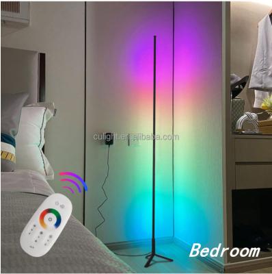 China Nordic modern RGB floor lamp for bedroom for sale