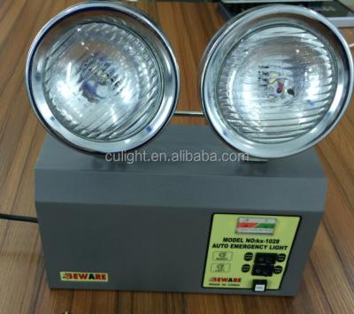 China Rechargeable Emergency LED Light Emergency LED Iron Twin Head Light for sale