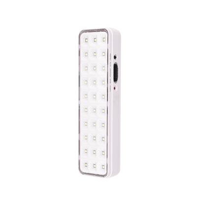 China Shop 30 PCS led high quality lithium battery 5w indoor led rechargeable emergency light for sale