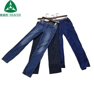 China Casual Wear 45KG Bullet Plus Size Pants Used Clothes Japan Used Clothing for sale