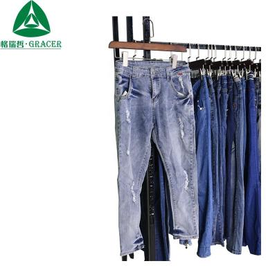 China Casual Wear Ladies Jean Pants Used Clothes For Sale Occasion Clothes Dubai for sale