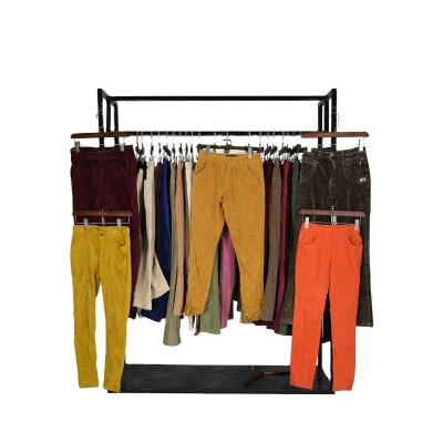 China Casual Wear China Wholesale Cheap Clothing Used Pants Second Hand Clothes Corduroy Pants for sale