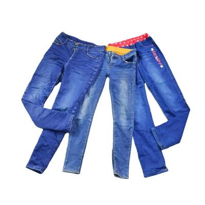 China Casual Wear Winter Jean Pants Used Clothes In Italy Used Clothing Occasion for sale