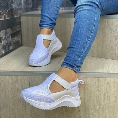 China Wholesale New Fashion Trend High Quality Women's Sports Shoes Ladies Sneakers Outdoor Custom Breathable Mesh Breathable Non-Slip Sneakers for sale