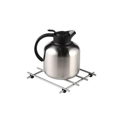 China Viable Kitchen Casserole Frying Pan Steel Pot Rack Tripod Stand Mat Using Monolayer Heat-Resistant Stainless for sale