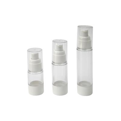 China 15ml 30ml 40ml 50ml Vacuum Lotion And Sprayer Using Plastic Cosmetic Airless Bottle For Skin Care Products for sale