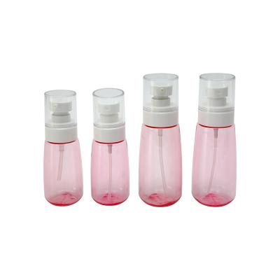 China Custom Colored Cosmetic Fine Empty Refillable Lotion Bottle 30ml 60ml 80ml 100ml PETG Spray And Spray Bottle PETG Mist Spray Bottle for sale