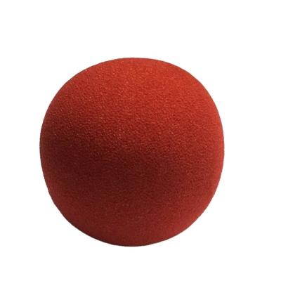 China Sponge Red Nose Day Cosplay Reindeer Deer Christmas Costume Soft Clown Sponge Red Nose for sale