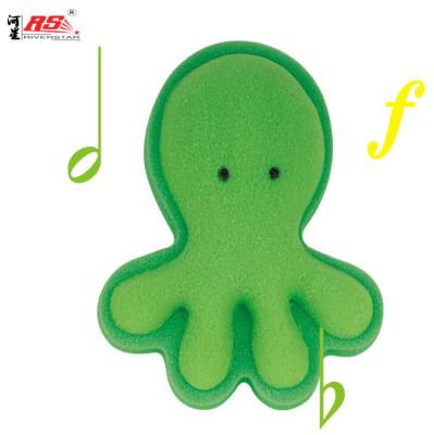 China China Wholesaler 3D Soft Cartoon Sponge Animal Shape Net Baby Soft Foam Eco-friendly Baby Bathing Sponge for sale