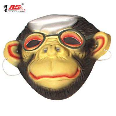 China Halloween Monkey Face Mask EVA Cute Party Hat Full Fun Glasses for sale