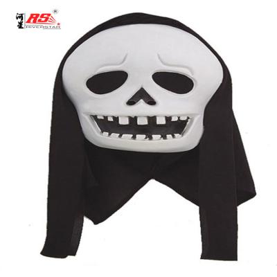 China Fun Halloween Sponge Horror Monster Skull White EVA Foam Death Mask for sale