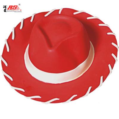 China Character Red Western Costume EVA Hat Wholesale Soft Rubber Foam Head Cowboy Cowgirl Hats Cosplay Party Props for sale