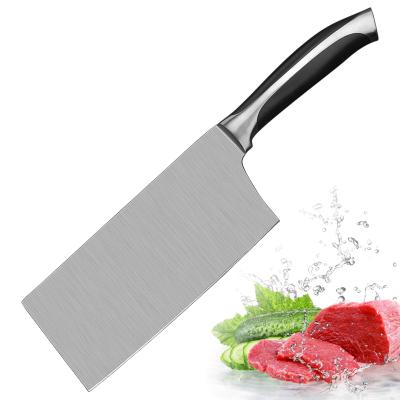 China Sustainable Top Amazon OEM Butcher Knife Stainless Steel Kitchen Cleaver Knife for sale