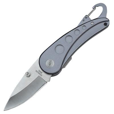 China Hot Selling Custom Open Pocket Knife Promotion Knife Slide Pocket Cool Sharp Outdoor Camping Folding Knife With Aluminum Handle for sale