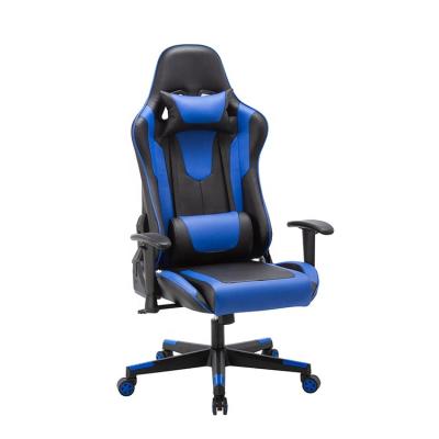 China (Size)Adjustable Blue Gaming Chair Racing Computer Chair Gaming Floor Chair for sale