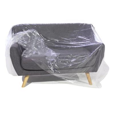 China Furniture moisture proof wholesale portable transparent sofa chair dust cover for sale