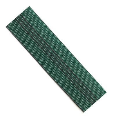 China Customized Green Elastic Furniture PP Elastic Webbing Sofa Elastic Band for sale