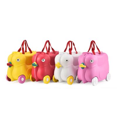 China Cute Kids Suitcase BUBULE 19 Inch Mini Travel Bags For Kids Cute Ride On Kids Luggage for sale