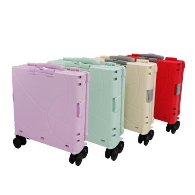 China Folding Carts Plastic Portable Go Folding Carts Shopping Trolley Carts Foldable Cart for sale