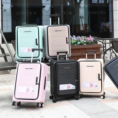 China School\long distance travel\etc. BUBULE 20 Inch Fashion Eco-Friendly Durable Collapsible Luggage Lightweight Folding Suitcase for sale