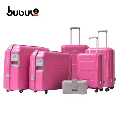 China Travel BUBULE Bottom Factory Sales Direct Luggage Bag Scratchproof Set Luxury Travel Luggage for sale