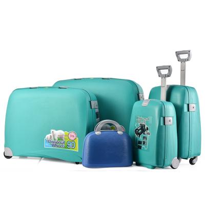 China Fashion BUBULE Style pp Logo Branded Suitcase Travel Luggage Wear-resistant Custom Set for sale