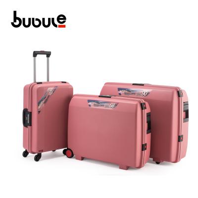 China Hot Sale 3 pcs BUBULE Luggage Set pp Carry-on Suitcases Luggage Moving Bags Travel for sale