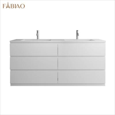 China Modern European Style Luxury Washroom Bathroom Vanity for sale