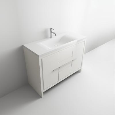 China FABIAO Para modern wood vanity Mobili Bagno bathroom cabinet simple design bano mueble modern for sale