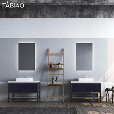 China Modern Modern Bathroom Vanity Cabinet Solid Exterior Vanity Top Design for sale