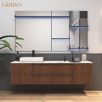 China Modern Simple Design PVC MDF Hotel Bathroom Vanity Top Modern Vanity Cabinet Solid Outdoor Vanity, Bathroom Furniture for sale