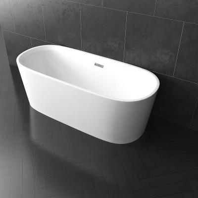 China China Fabiao Wholesale Free Standing Acrylic Elegant Solid Outdoor Bathtub Bathtub Free Standing Tub for sale