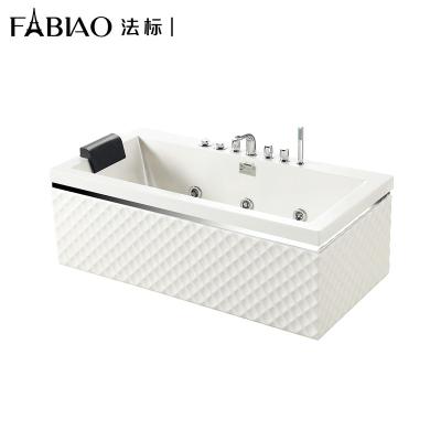 China 2019 Factory New Acrylic Whirlpool Massage Bathtub Luxury Disposable Air Bathtub Eco-friendly Material Indoor Corner Hot Tub for sale