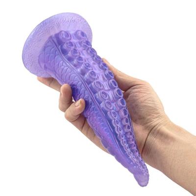 China Vagina Anal G-spot Stimulation Octopus Tentacle Sucker Anal Plug Dilator Dildos Butt Plug Stimulator Prostate Massager Anal Sex Toy For Women Men Anus Expander for sale