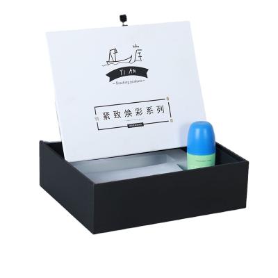 China Recycled Materials Tendering Products Skin Care Cosmetic Gift Box Packaging Low Moq Design Skin Care Serum Luxury Paper Box Set Box for sale