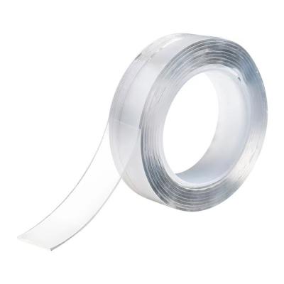 China High Quality Waterproof Self Adhesive Transparent Nano Hook Tape for sale