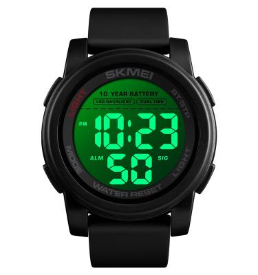 China Black Waterproof Alarm Skmei 1564 Sports Digital Watch Relogio Men Wristwatch With 10 Years Battery for sale