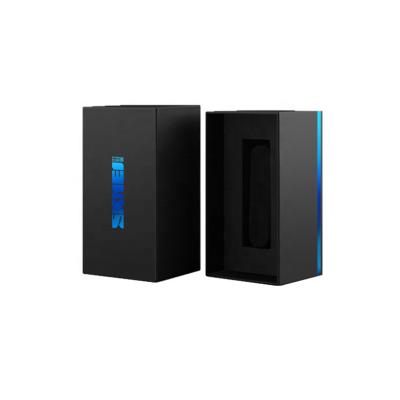 China SKMEI Recyclable High Quality Black Blue Watch Box Cardboard Paper Boxes With Customized Logo for sale