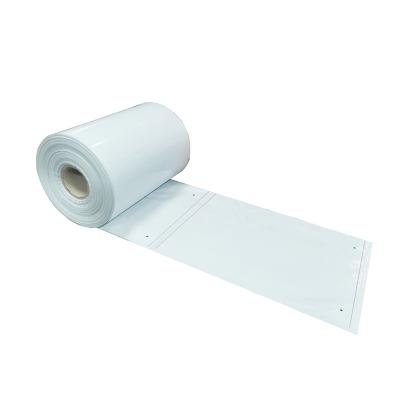 China Factory Strong Adhesive Custom Pre-opened Bag On A Roll For Automatic Machine Use Plastic Heat Seal Roll Bags Courier Express Bag for sale