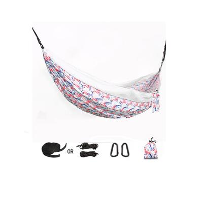 China Modern Printing Customized 100% Recycled 210T Recycled Nylon Nylon Chair Hammock Heavy Duty Hanging for sale