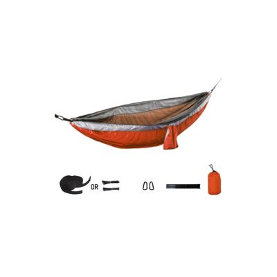 China Modern 100% 210T Recycled Polyester 100% Nylon Mesh Hammock Hanging Chair Outdoor Hammock Kids Luxury for sale