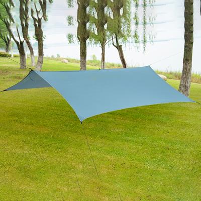 China Durable Camping Hiking Backpacking Hammock Fabric Large PU Nylon Shelter Sun Shelter Hammock Tarp For Tent for sale