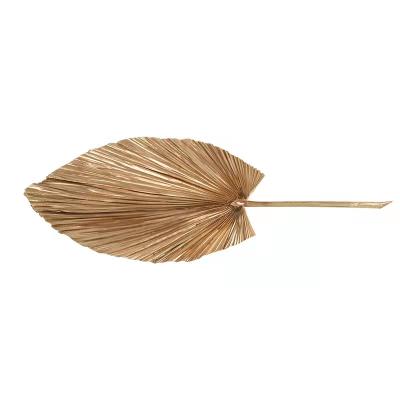 China Home Decoration and Gifts and Crafts Artificial Tropical Palm Leaves Natural Dry Palm Artificial Leaf Stem for sale